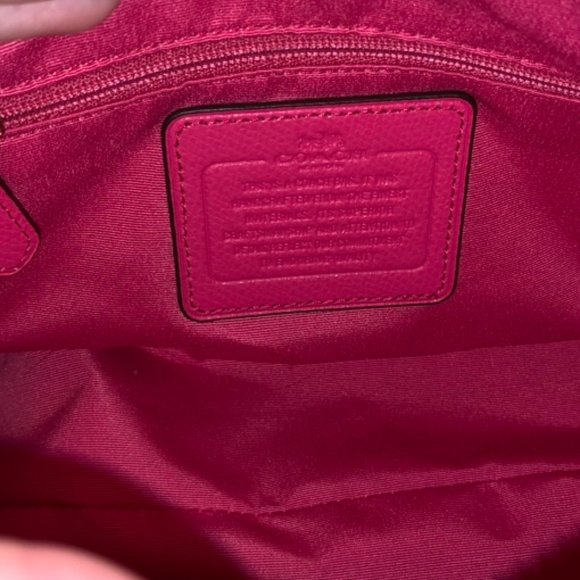 COACH Fuchsia Pink Mini Bennett Satchel - Picture 5 of 8